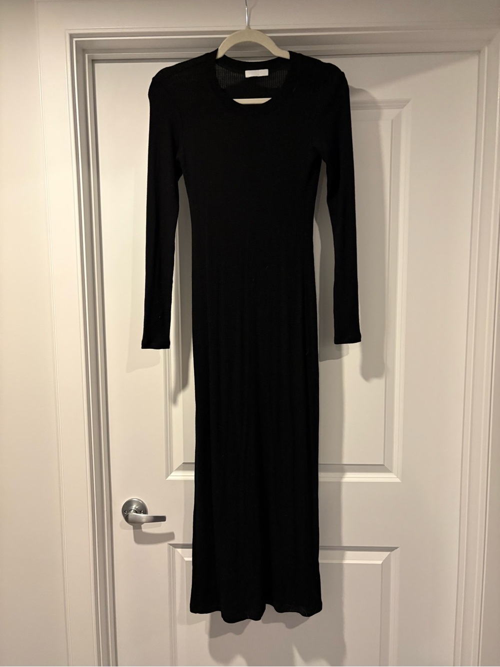 Sablyn Long-Sleeve Black Maxi Dress